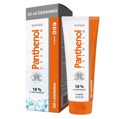 Panthenol Swiss Premium gel s mentolem po opalování 100+25 ml