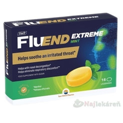 SWP FluEND EXTREME MINT pastilky na cucání 16 ks