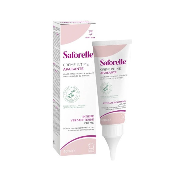 Saforelle intimní zklidňující krém při podráždění 40 ml