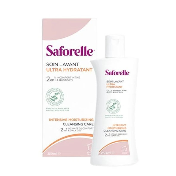 Saforelle intenzivní hydratační čisticí gel 250 ml