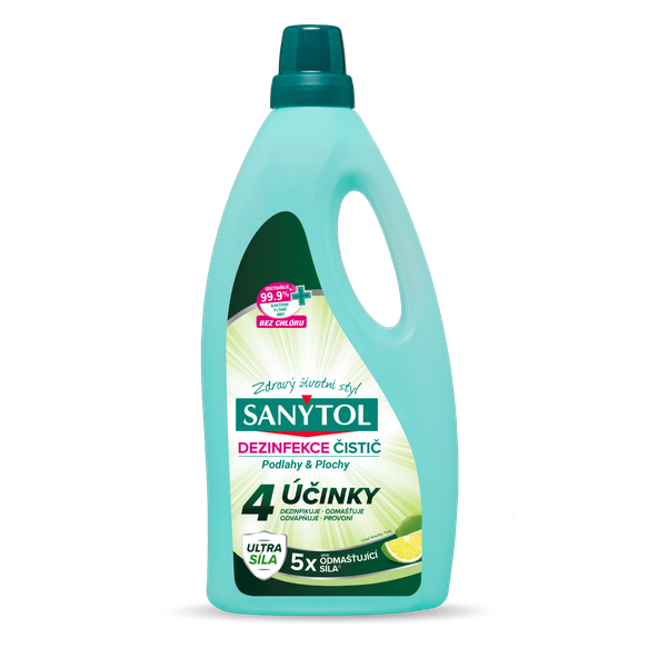 Sanytol Dezinfekční čistič na podlahy a plochy 4 účinky 1 l
