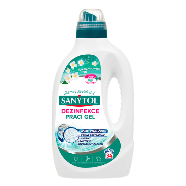 Sanytol Dezinfekční prací gel bílé květy 34 PD