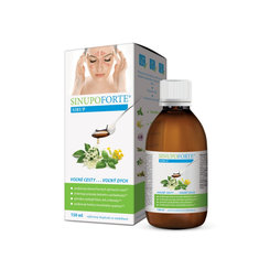 Sinupo Forte sirup na podporu horních dýchacích cest 150 ml
