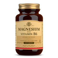 Solgar Hořčík s vitamínem B6 100 tablet