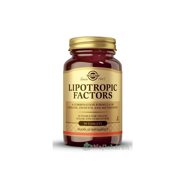 Solgar Lipotropic Factors 50 tablet