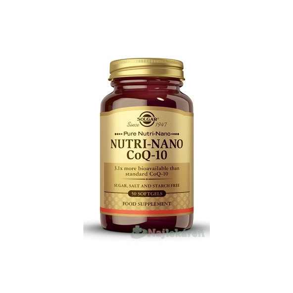 Solgar Nutri-Nano CoQ-10 50 kapslí