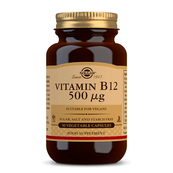 Solgar vitamín B12 500 µg 50 kapslí