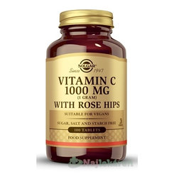 Solgar Vitamín C se šípky 1000 mg 100 tablet