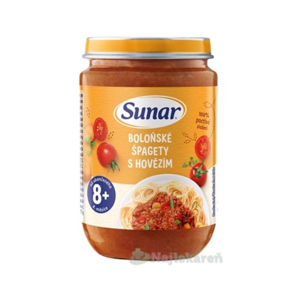 Sunar boloňské špagety s hovězím 190 g