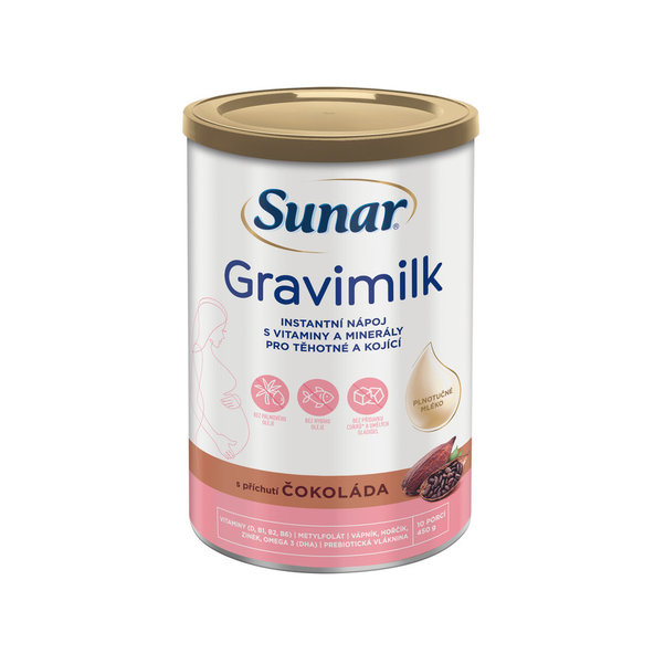 SUNAR Gravimilk čokoláda instantní mléčný nápoj 450 g
