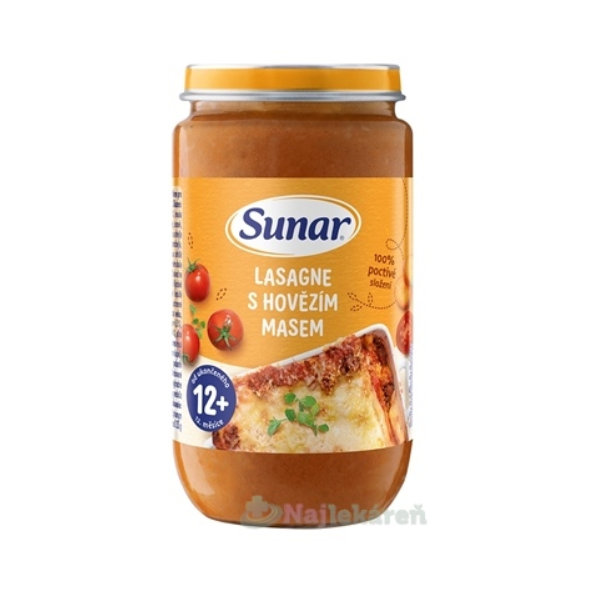 Sunar lasagne s hovězím masem 12m+ 235 g