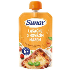Sunar lasagne s hovězím masem 6m+ 120 g