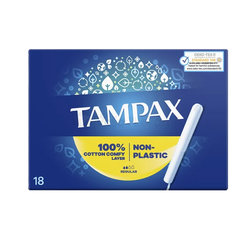 Tampax Non-Plastic Regular tampony 18 ks