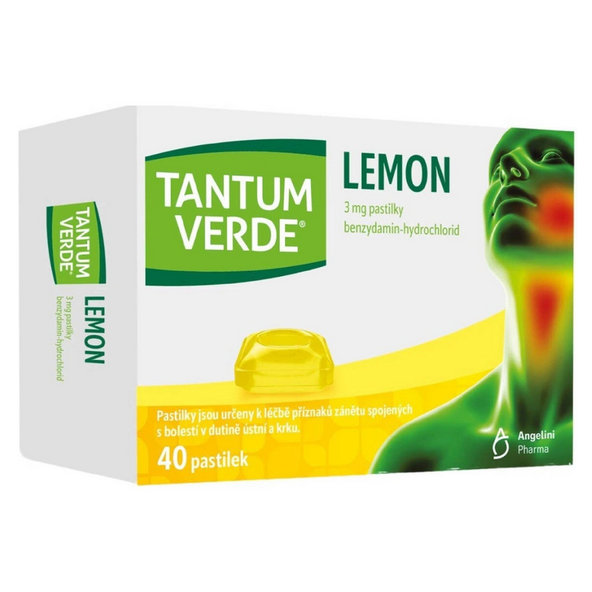 Tantum Verde Lemon 40×3 mg blistr