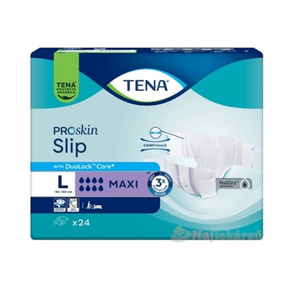TENA Slip Maxi L plenkové kalhotky 24 ks