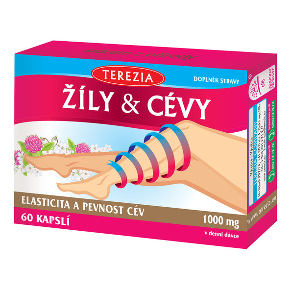 Terezia Žíly & cévy 60 kapslí
