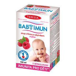 Terezia Baby Imun sirup s hlívou a rakytníkem malina 100 ml