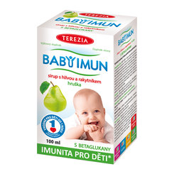 Terezia Baby Imun sirup s hlívou a rakytníkem hruška 100 ml