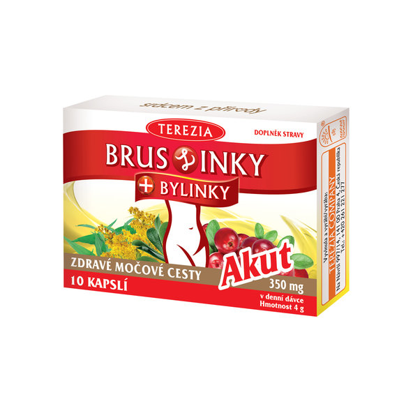 Terezia Bruslinky + bylinky Akut 10 kapslí
