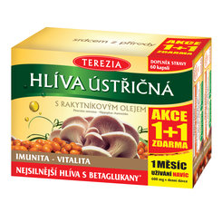 Terezia Hlíva ústřicová s rakytníkovým olejem 60+60 kapslí