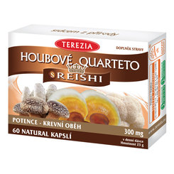 Terezia Houbové kvarteto s Reishi 60 kapslí