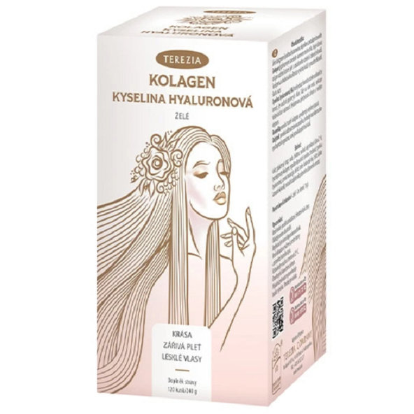 Terezia Kolagen + kyselina hyaluronová želé 120 ks