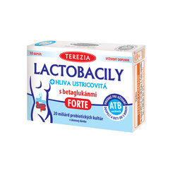 Terezia Lactobacily + hlíva ústřicová s betaglukany Forte 10 kapslí