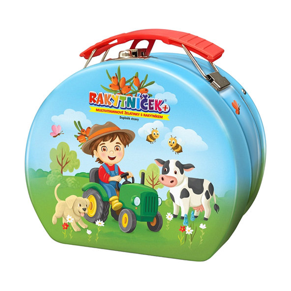 Terezia Rakytníček+ želatinky kufřík traktor 50 ks