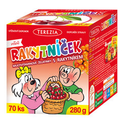 Terezia Rakytníček želatinky s rakytníkem Višeň 70 želé tablet