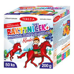 Terezia Rakytníček multivitamínové želatinky 50 želé tablet