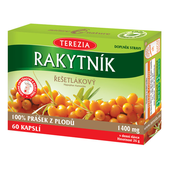 Terezia Rakytník řešetlákový 60 kapslí