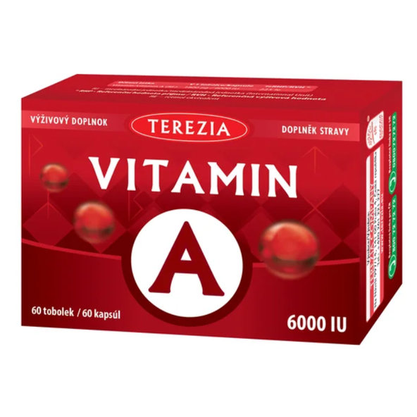Terezia Vitamín A 6000 IU 60 kapslí