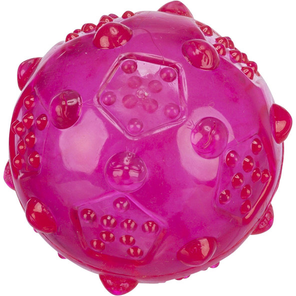 TRIXIE TPR míč pro psy růžový 8 cm