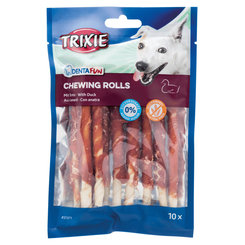 TRIXIE Denta žuvacie rolky s kačacím mäsom pro psy 80 g 10 ks