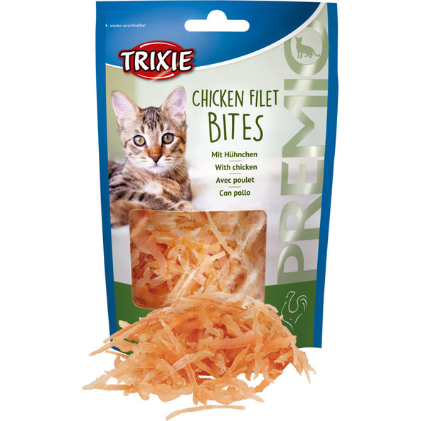 TRIXIE PREMIO kuřecí filety pro kočky 50 g