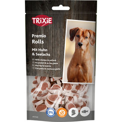 TRIXIE PREMIO kuřecí rolky s treskou pro psy 75 g
