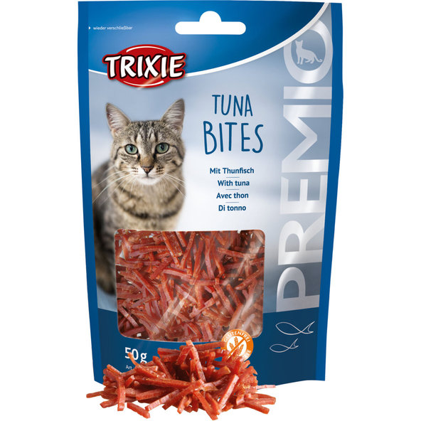 TRIXIE PREMIO řezy s tuňákem a kuřecím masem pro kočky 50 g