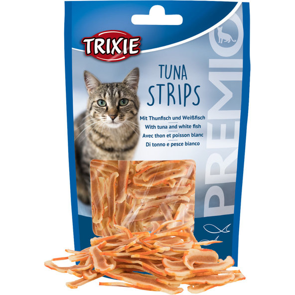 TRIXIE PREMIO Tuňákové pásiky pro kočky 20g