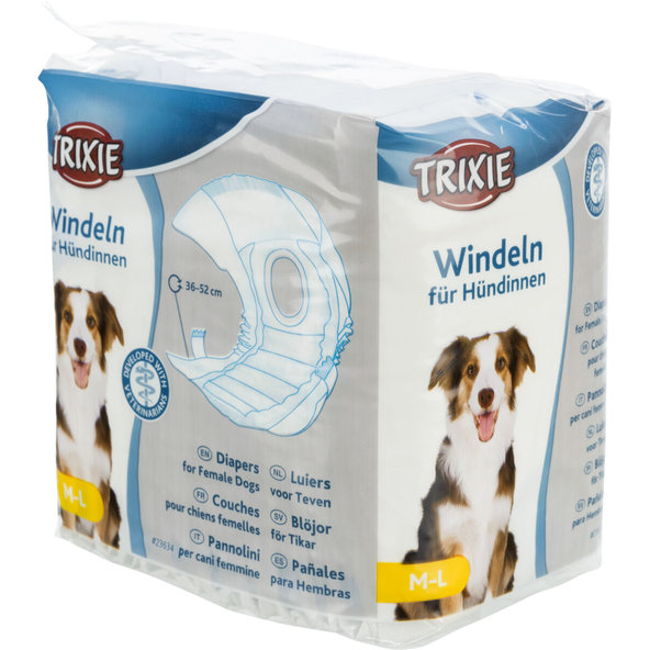 TRIXIE plienky pro feny M–L 12 ks