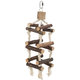 TRIXIE Rope ladder tower hračka pro andulky a kanáry 34 cm