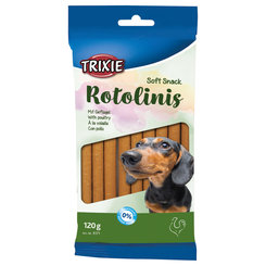TRIXIE Soft Snack Rotolinis pamlsek pro psy hydinový 12 cm 12 ks