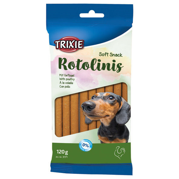 TRIXIE Soft Snack Rotolinis pamlsek pro psy hydinový 12 cm 12 ks