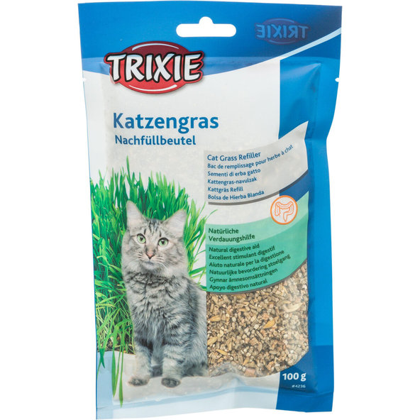 TRIXIE tráva pro kočky náhradní balení 100 g