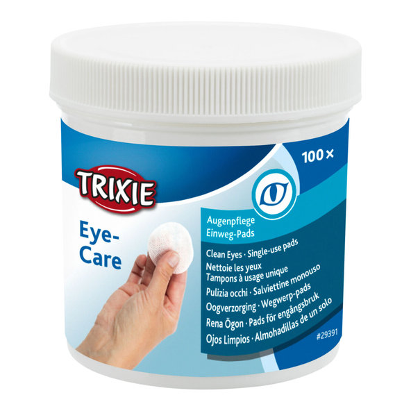 TRIXIE vlhčené tampóny na čištění očí pro psy a kočky 100 ks