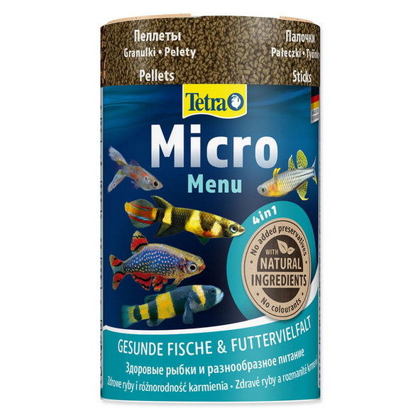 Tetra Micro Menu krmivo pro akvarijní ryby 100 ml