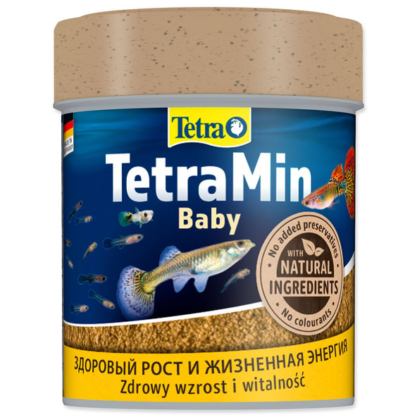 Tetra Min Baby práškové kompletní krmivo pro potěr 66 ml