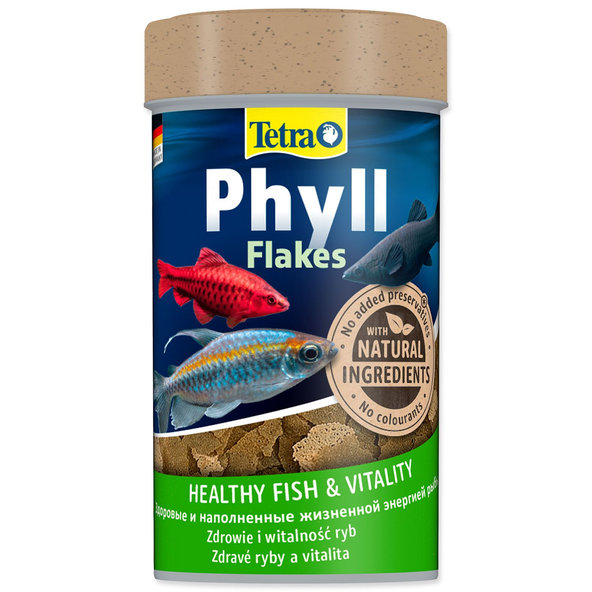Tetra Phyll vločkové krmivo pro býložravé akvarijní ryby 100 ml