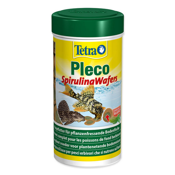 Tetra Pleco Spirulina Wafers pro býložravé ryby 250 ml