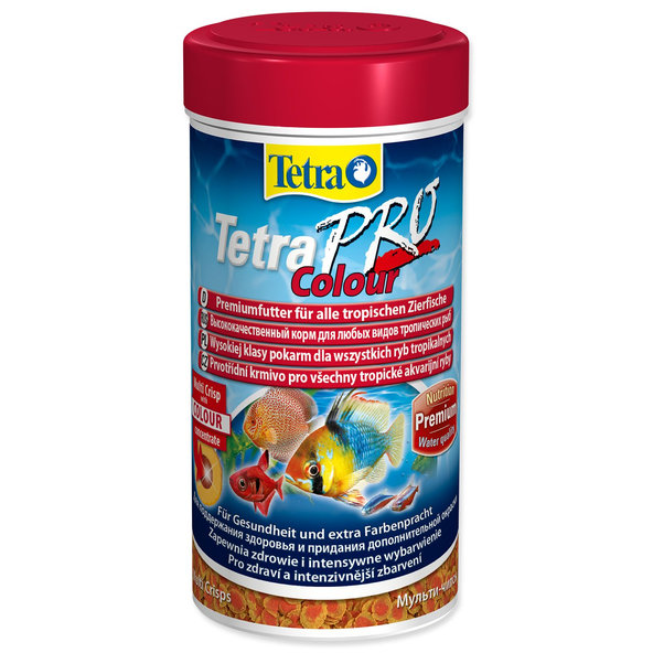 TetraPro Colour krmivo s karotenem pro okrasné ryby 250 ml