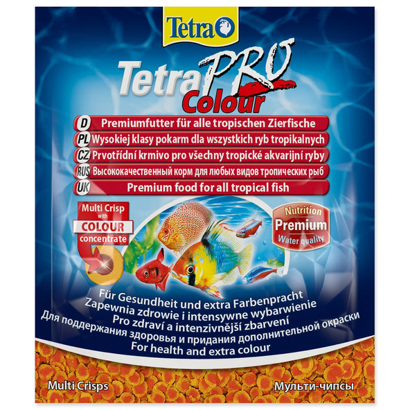 TetraPro Colour krmivo s karotenem pro okrasné ryby 12 g